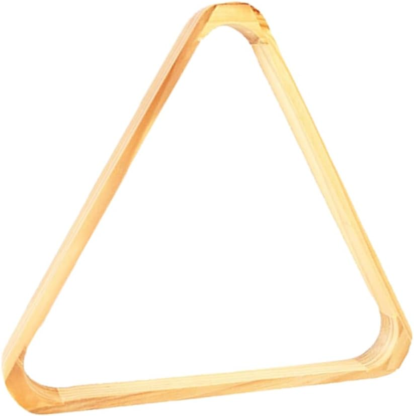 BRIGHTFUFU Snooker Pool Table Triangle Rack Wood Billiard Rack Billiard Triangle Frame for Pool Games image number 6