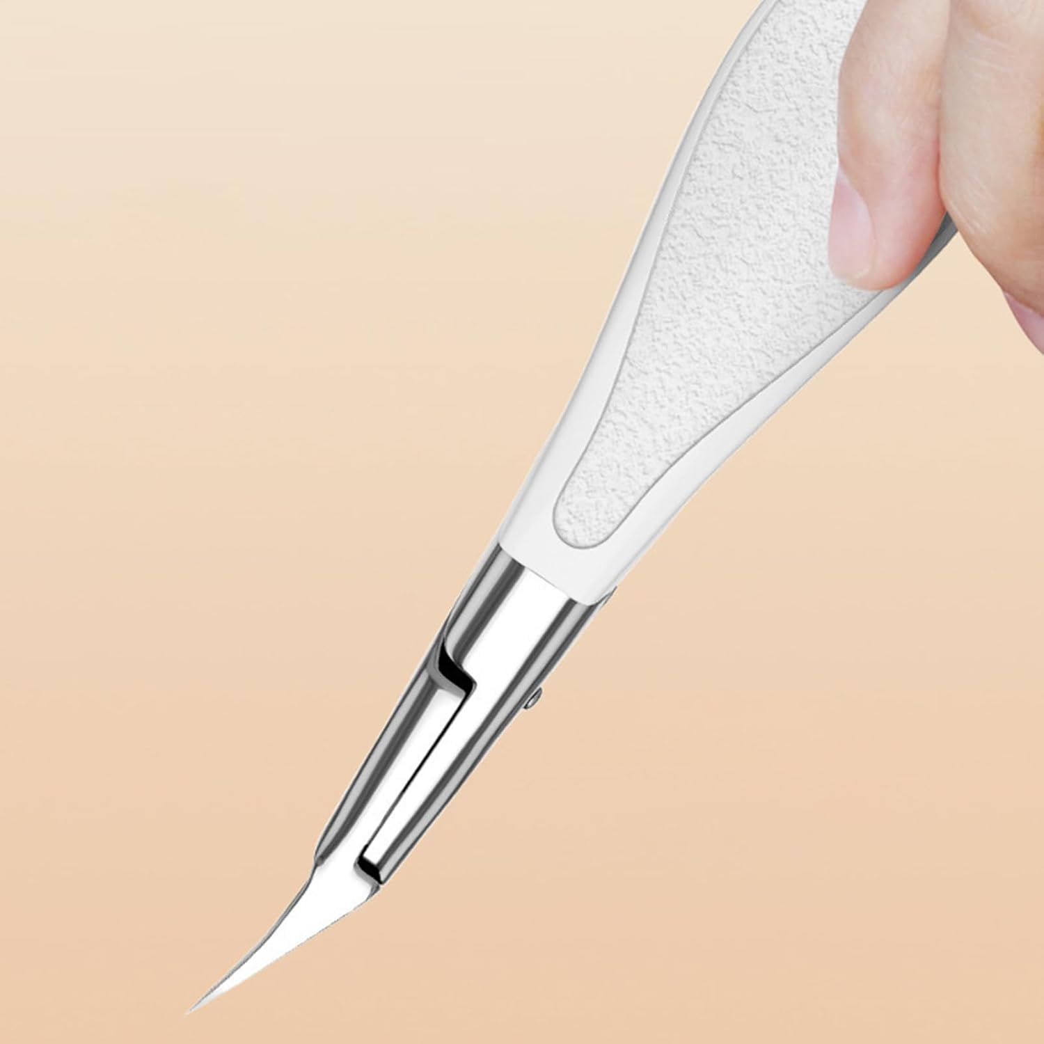 Angled Nail Clippers - Precise Toenail Trimmer | Portable Travel Ingrown Fingernail Cutter for Manicure Pedicure Women Men Seniors Kids Salon