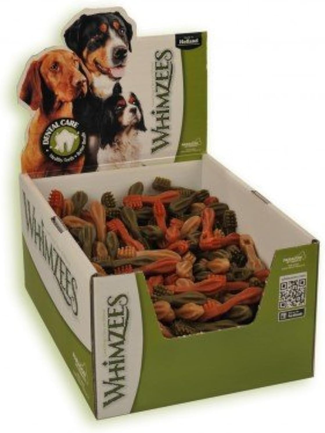 Whimzees Toothbrush Star Dental Treat Box of 350, 350 Count X-Small