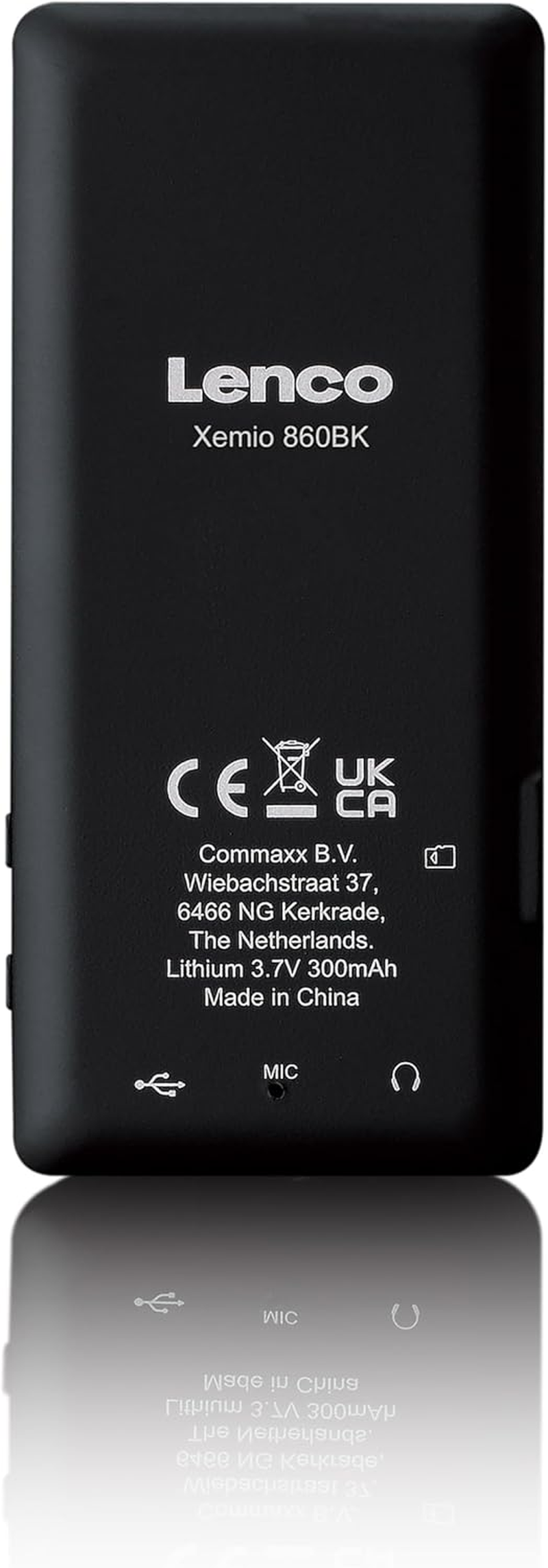 Lenco Xemio-860Bk - MP3/MP4 Player with Bluetooth and 8 GB Internal Memory - Black Portable CD Player image number 2