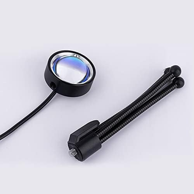 LED Sun Sunset Rainbow Projector Atmosphere USB Night Light Lamp for Room Decor (Sunset Red)