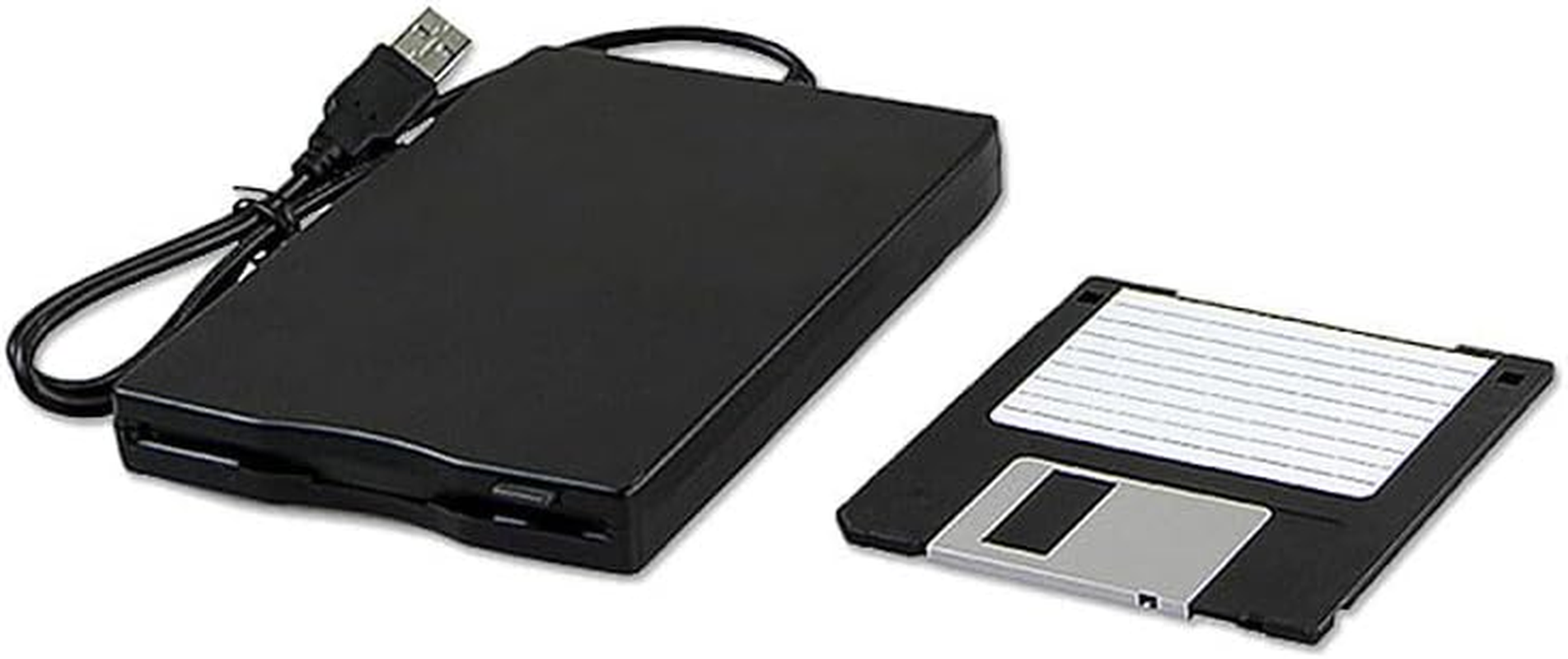 AIMALL 3.5" External USB Floppy Disk Drive 1.44MB - Portable FDD for Laptops, Pcs - Compatible with Windows & Mac OS - High-Speed Data Transfer image number 6
