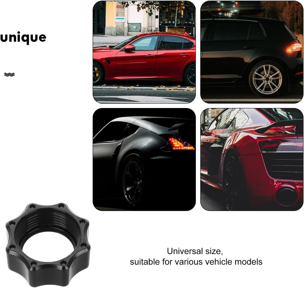 Mobestech 15Pcs Ball-Joint Fixed Adapter Tightening Ring Car Mount Screw-On Head Bracket Phone Holder Nut Wireless Charging Accessory for Secure Installation image number 1