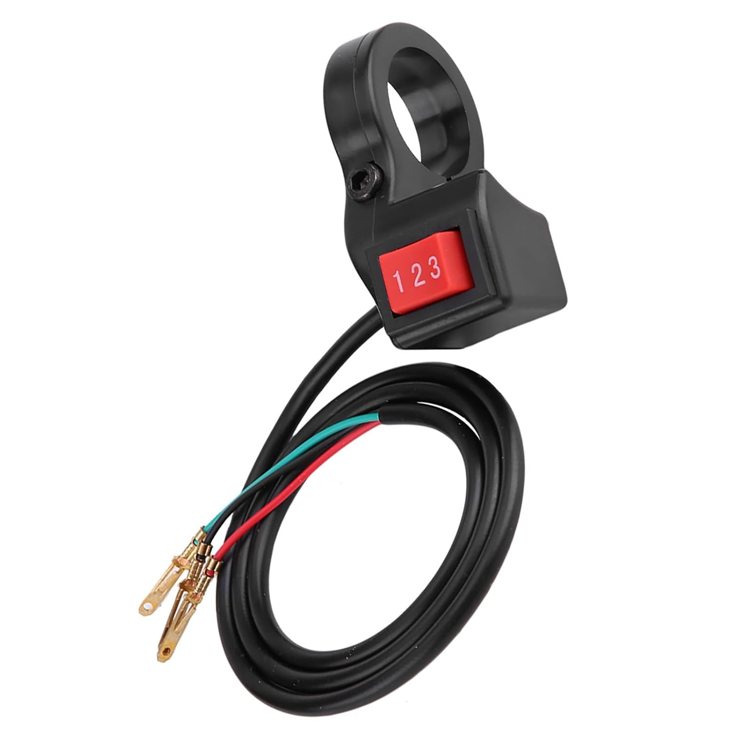 3 Speed Handlebar Electric Module Switch Shift, 22Mm 7/8In for Motorcycle, E Bike, Scooter image number 1