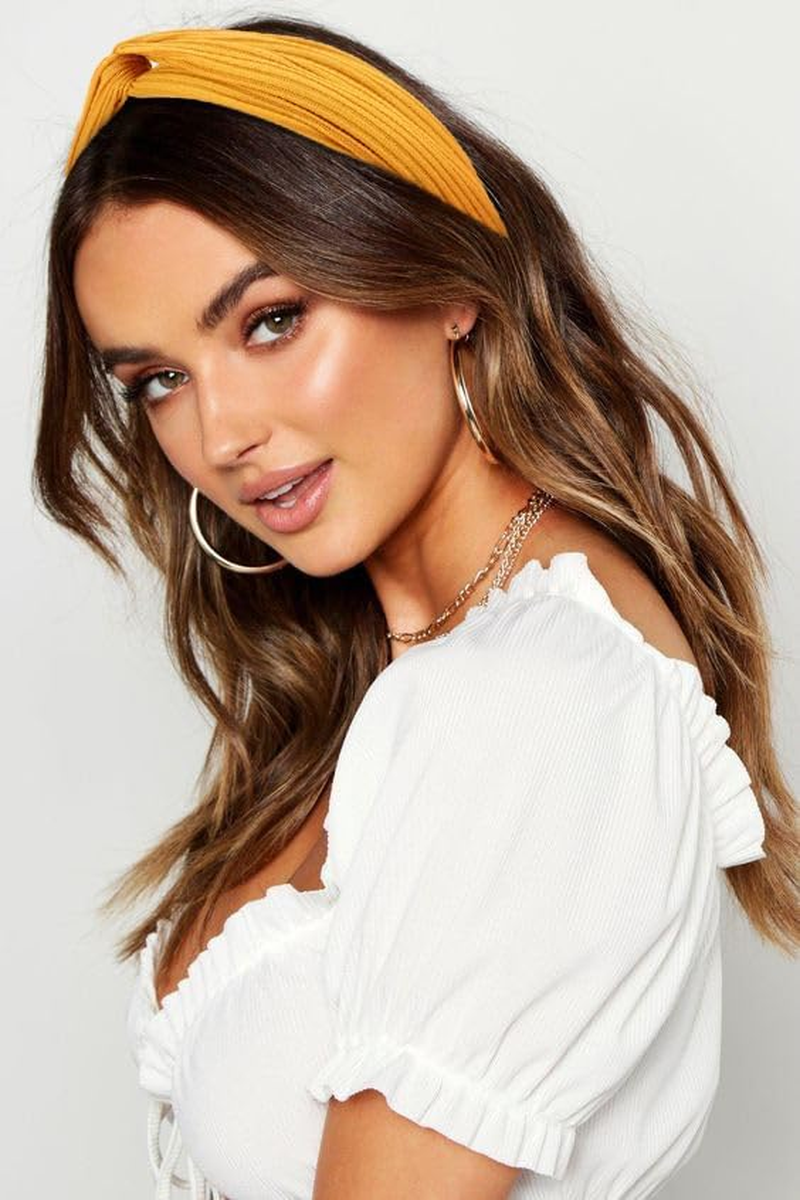 AQOKKA Headbands for Women Criss Cross Vintage Head Wrap Boho Headband Elastic Hair Accessories 8 Pack - 8 Pack Cross Ribbing Elastic Band Da image number 4