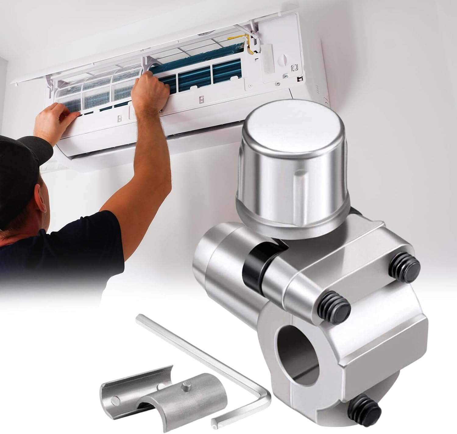 Bullet Valve | Bullet Piercing Tap Valve Replace - Replacement Accessories for Fridge Plumbing Project Home Kitchen Application image number 3