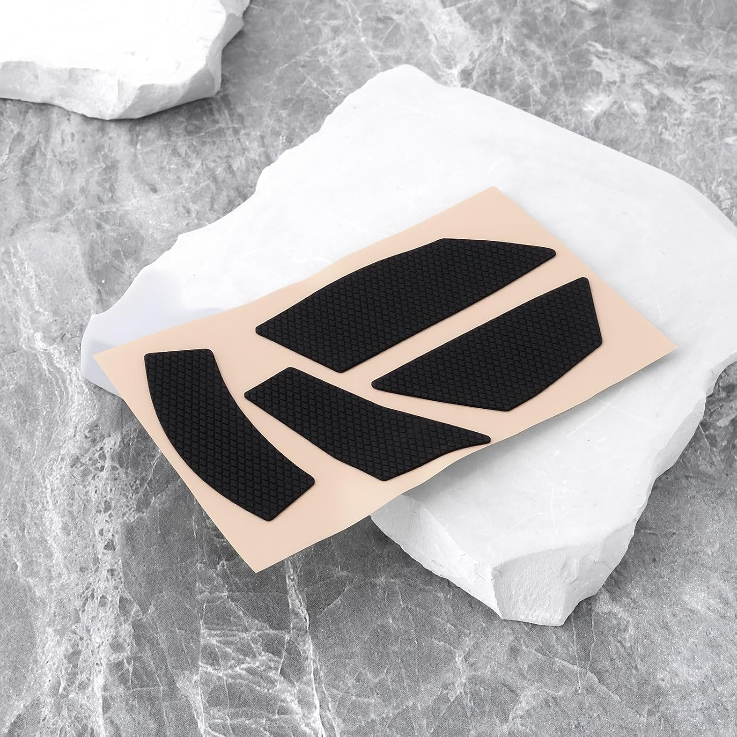 Ecsing 1 Set Razer Mouse Grip Tape Compatible with Razer Deathadder V2 Compatible with Razer Basilisk X Hyperspeed Black image number 3