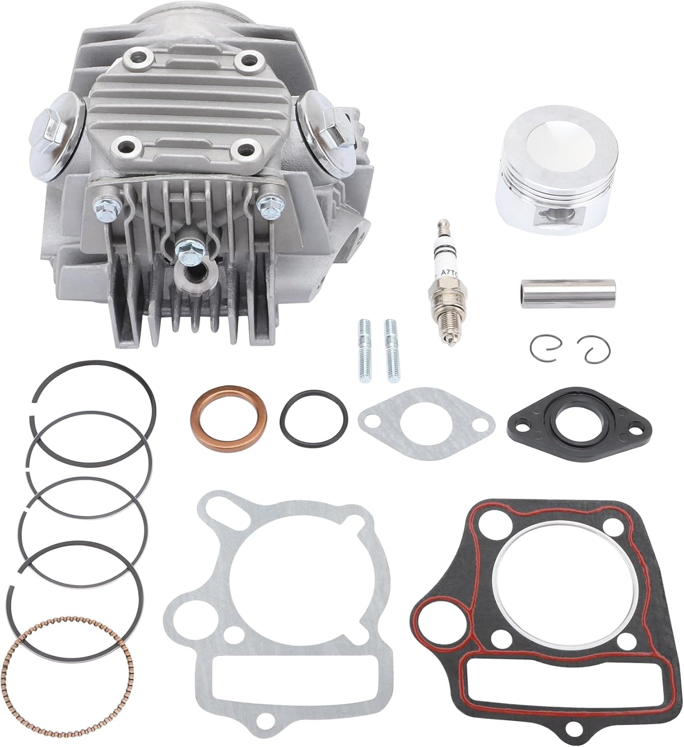 GOOFIT Cylinder Head with Piston and Gasket for 110Cc Atv Scooter Dirt Bike image number 4