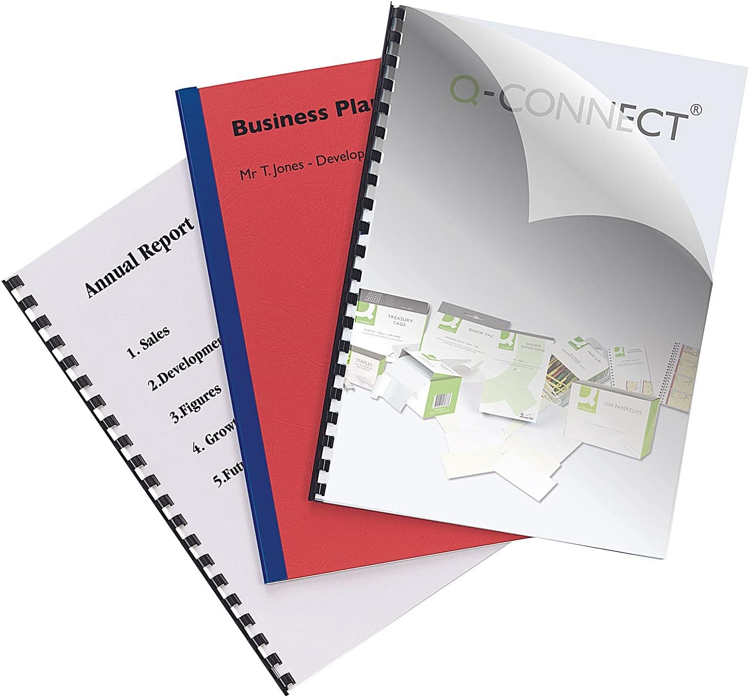 Q-Connect Clear A4 PVC Binding Covers 150 Micron (Pack of 250) KF24010