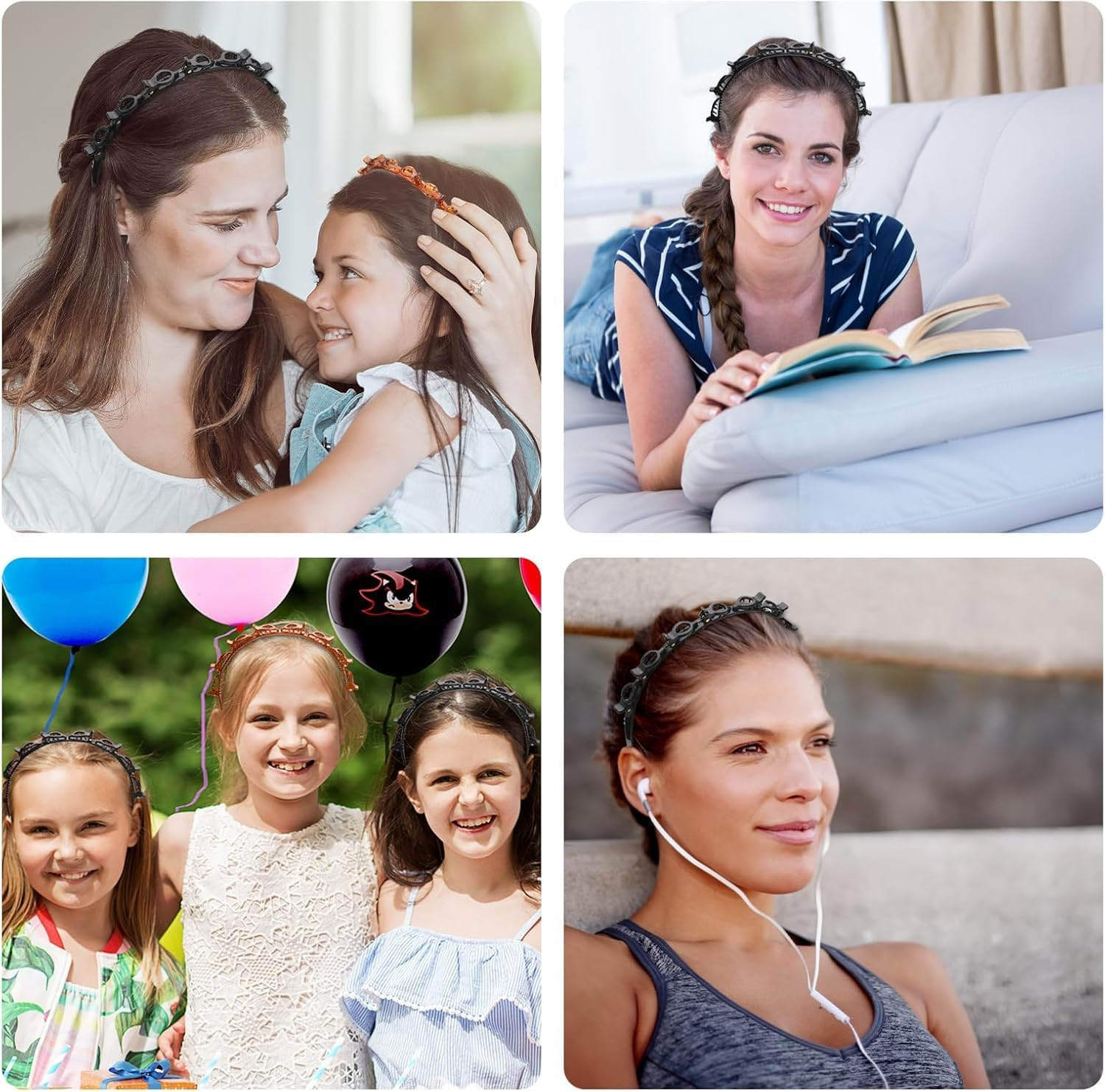 2Pcs Bangs Hairstyle Twist Hairpin Headbands,Bangs Hairstyle Hairpin Twist and Clip Headband,Double Twist Headband Bangs Headband,Double Layer Bangs Hairstyle Headband with Clip Braided Hairband