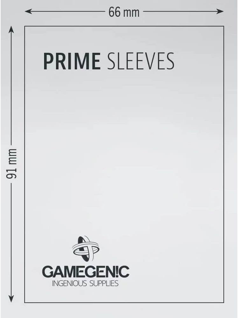 Gamegenic Prime Card Sleeves with 100 Sleeves per Pack, Lime image number 1