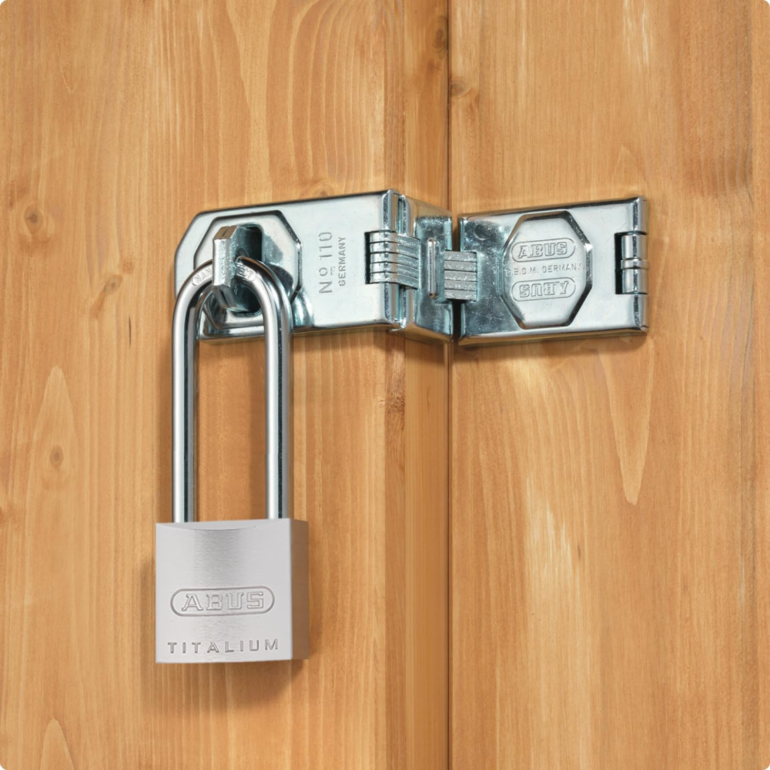 ABUS Titalium 64TI/40HB63 Gl.-6411 Padlock - Keyed Alike and with High Shackle - Basement Lock with Special Aluminium Lock Body - ABUS Security Level 5 image number 3