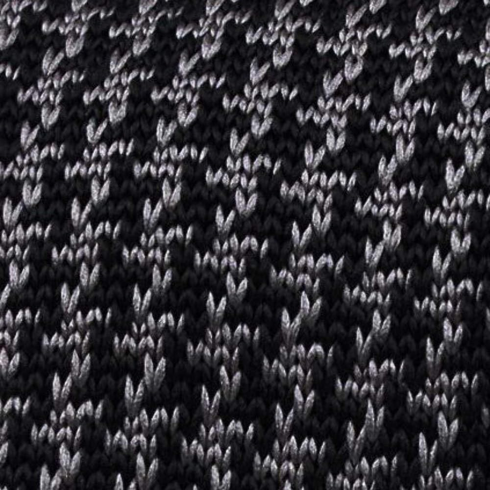 OTAA Hattori Hanzo Grey Houndstooth Knitted Tie Casual Ties for Men - Perfect Neck Tie for Groomsmen Wedding Ties or Formal Occasions - Ideal Gifts for Him