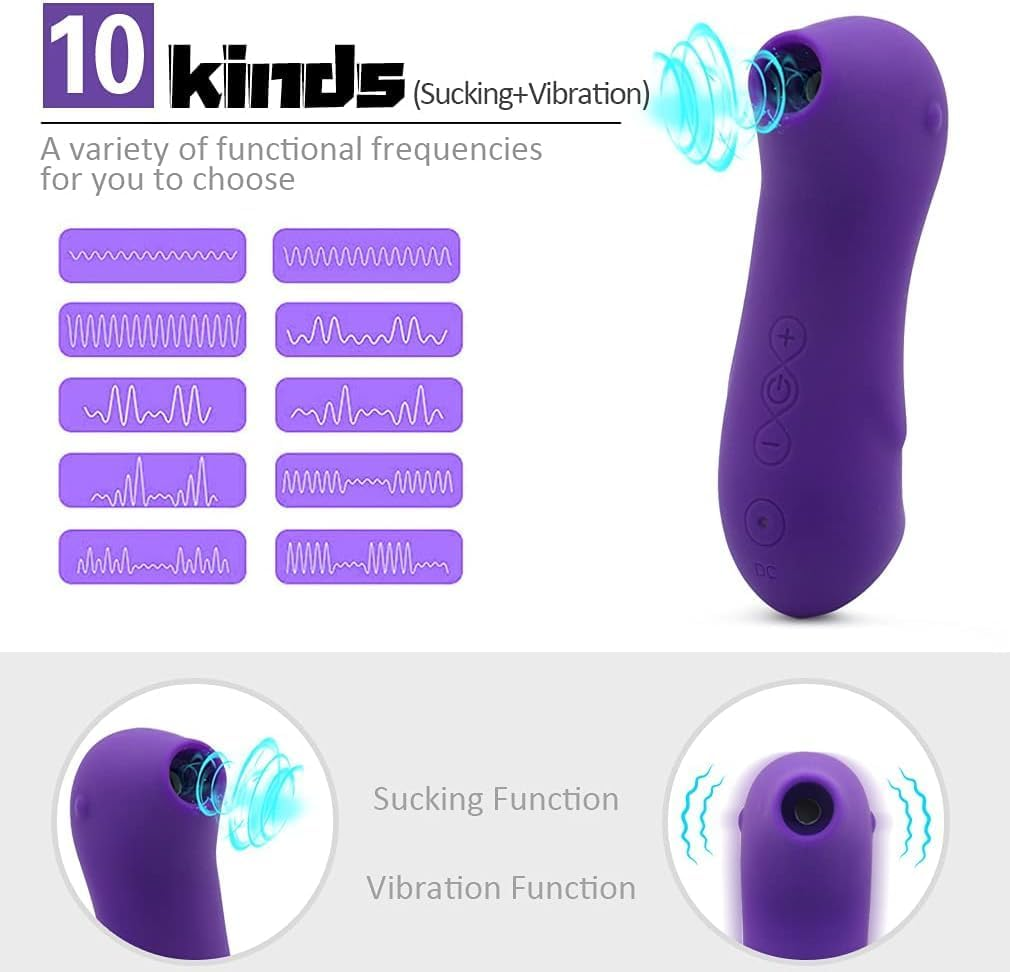 Suck Toy Women'S Tongue Silicone with Six Thrusts and Suck Toy Women'S Waterproof Stimulation Relaxation Tools for Bed Fun
