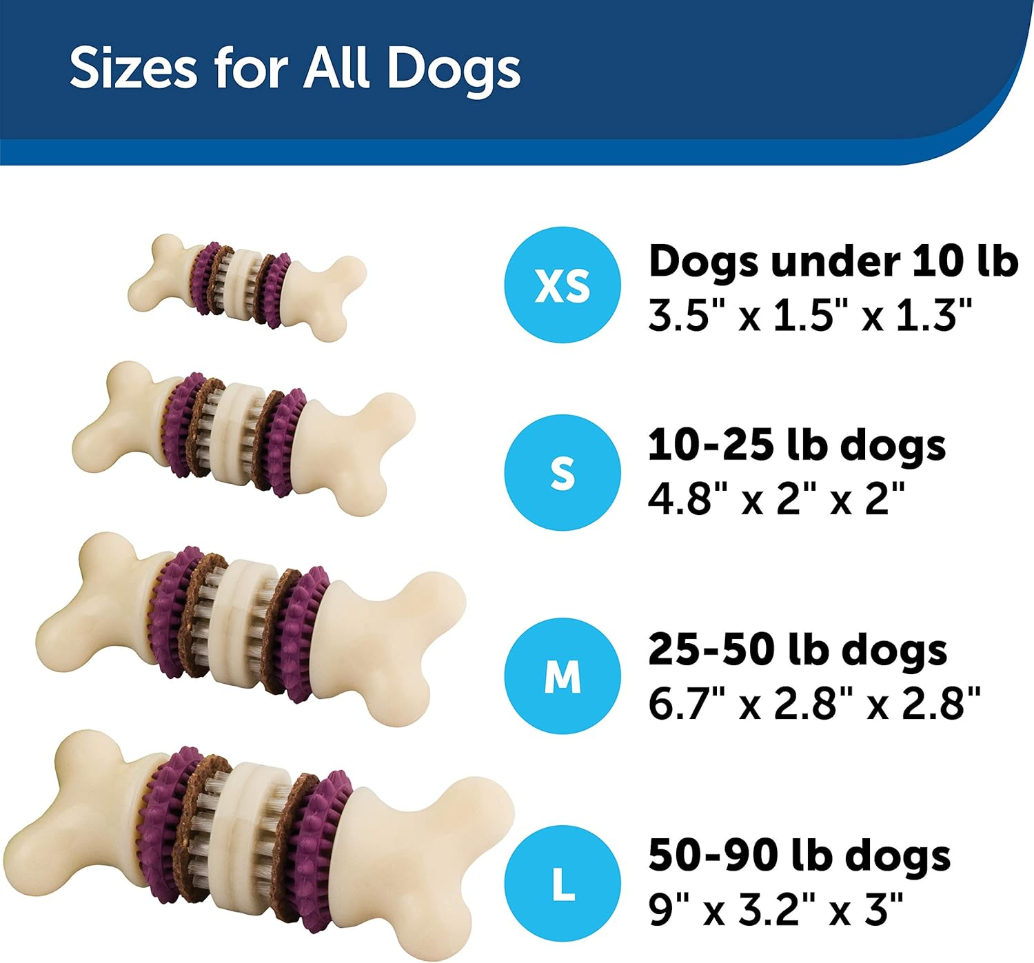 Petsafe Busy Buddy Bristle Bone Dog Toy, Chew Toy with Treats image number 6