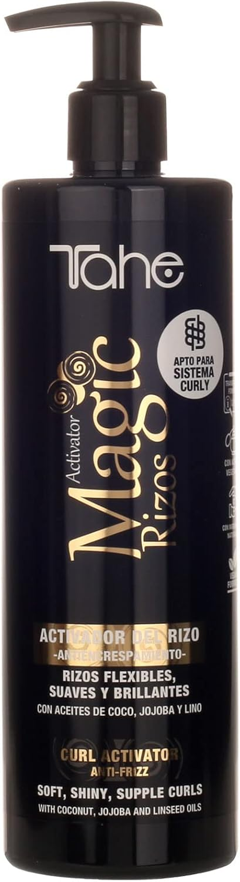 Tahe Magic Rizos Anti-Frizz Curl Activator with Coconut, Jojoba and Linseed Oil (200 Ml) image number 3