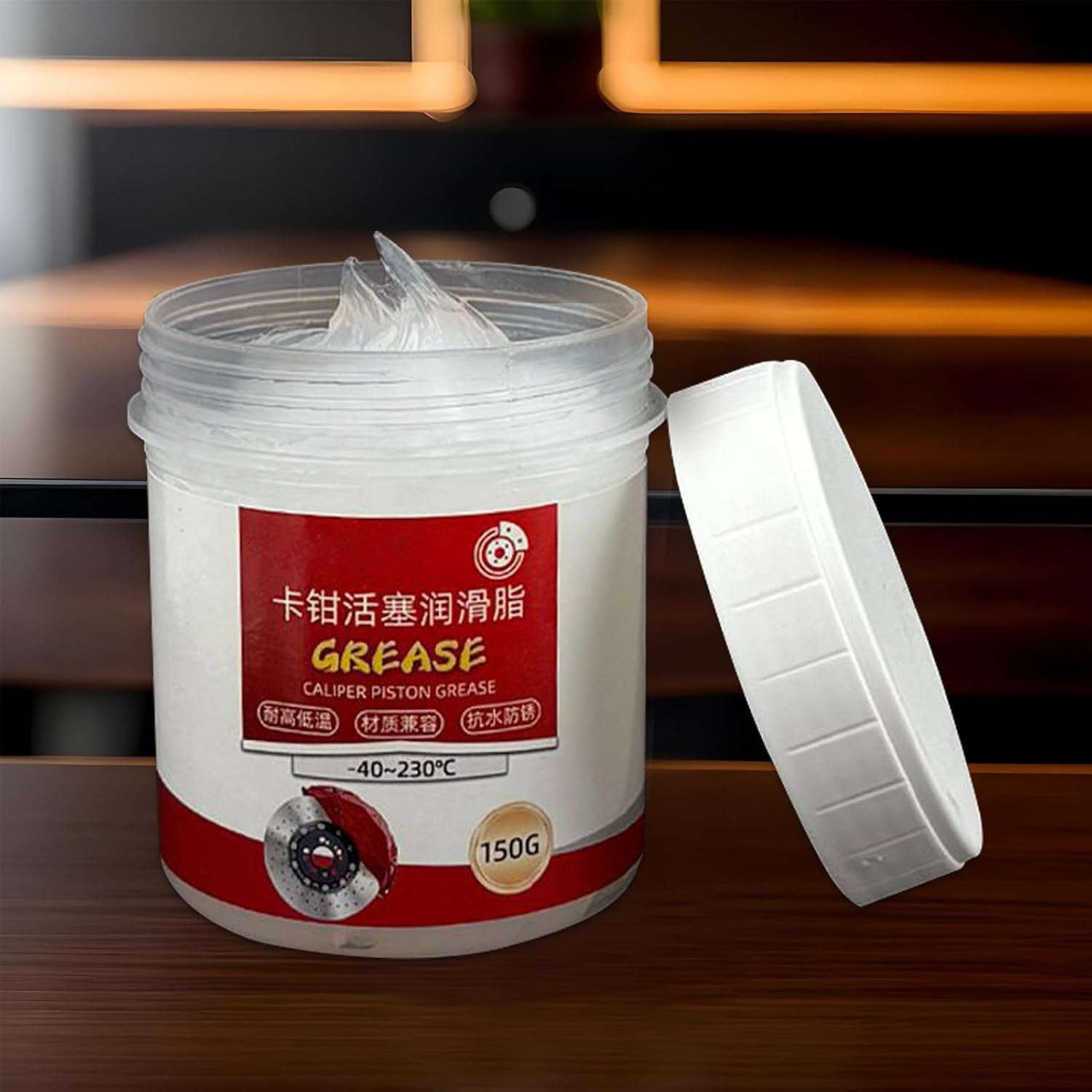 Brake Parts Lubricant,150G anti Seize Lubricating Compound,Disc Brake Grease - for Motorcycle Car Truck SUV Wheel Disc Pin Workshop Garage Maintenance