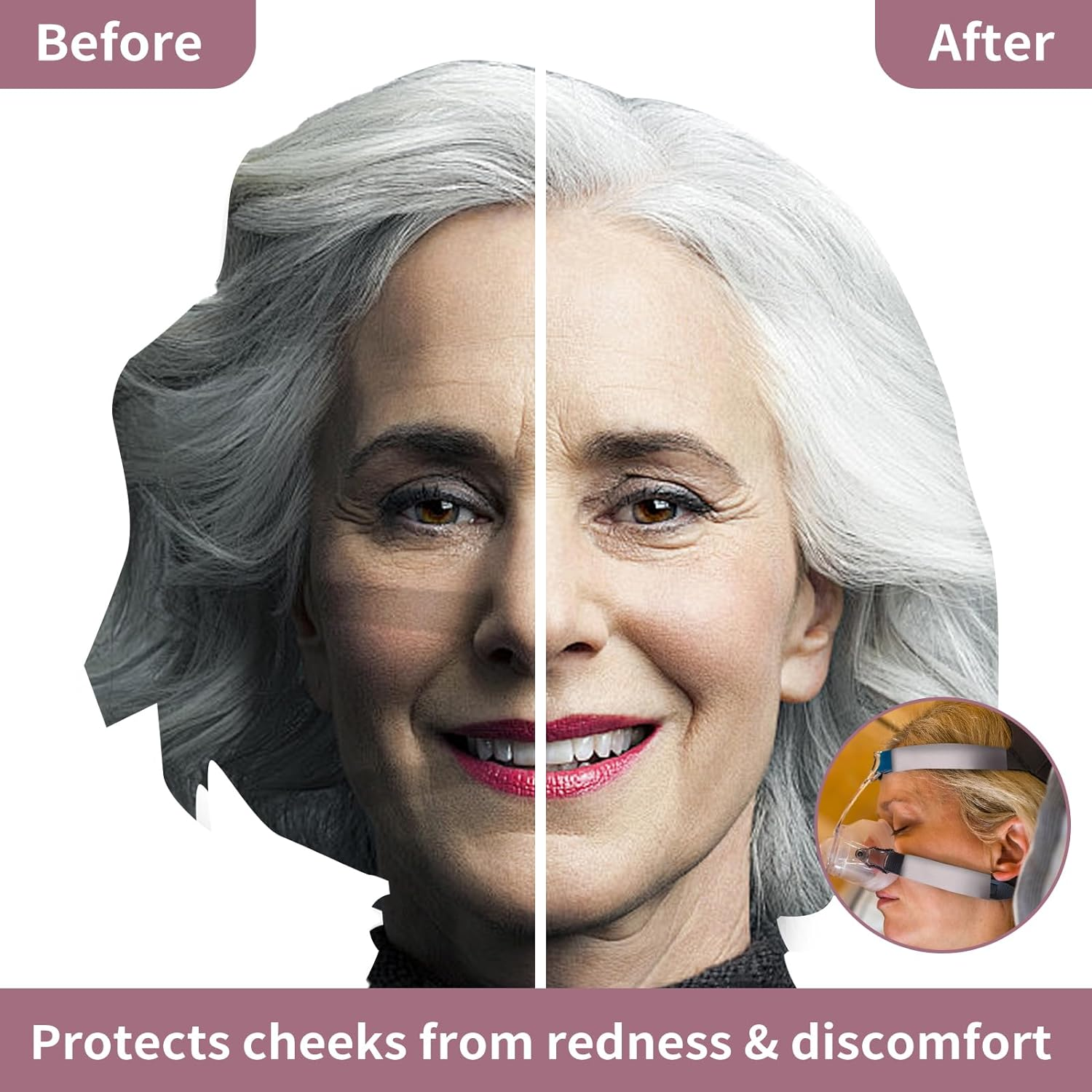 4 Pack Satin Mask Strap Covers, Universal and Reusable Comfort Pads, Face Cushion Cover for Strap Headgear, C P a P Accessories & Supplies Mask Cover Headgear Pads for Reducing Red Marks