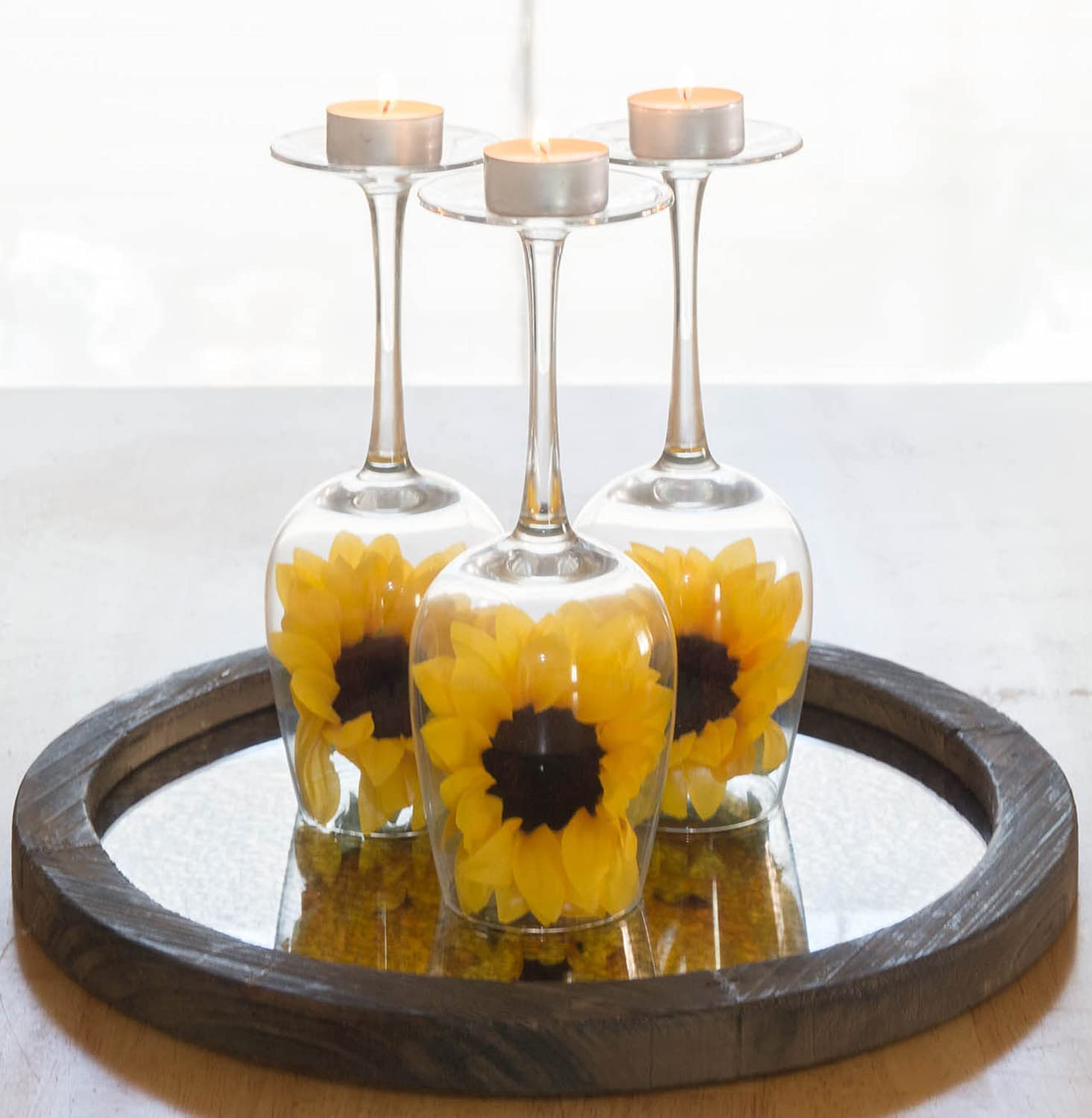 Stonebriar 300 Pack Unscented Tea Light Candles with 6-7 Hour Extended Burn Time, White, 300 Count image number 1