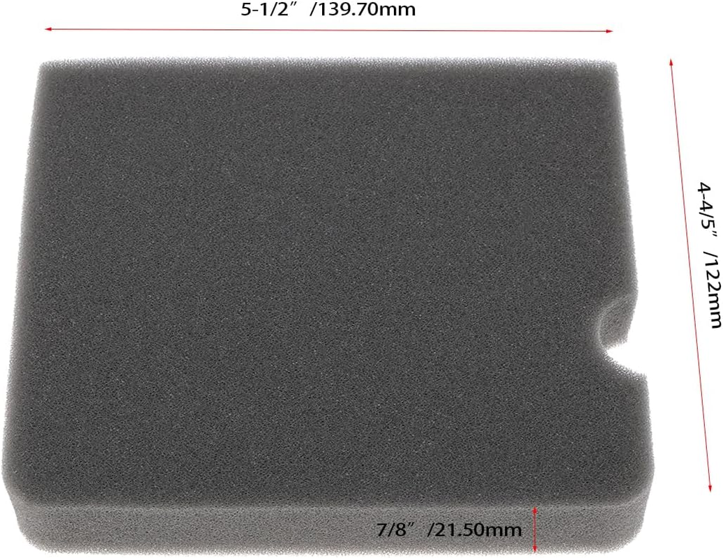 YINETTECH 2Pcs Square Air Filter Sponge Replacement Part 705911452077 Compatible with Predator Generator Air Filter 8750W 7000W 6500W 5500W 13HP 420Cc image number 2