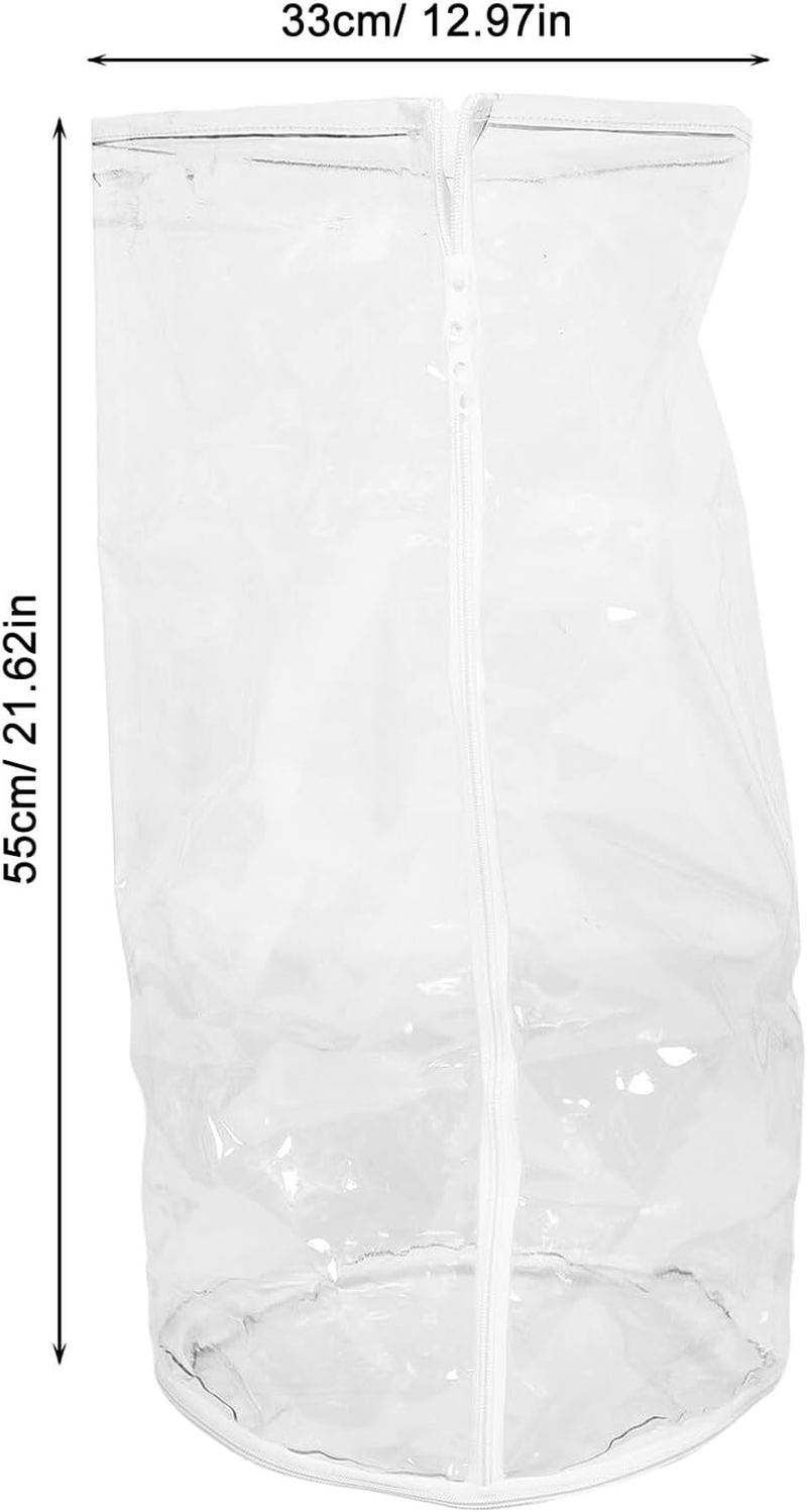 Heavy Duty Waterproof Gas Cylinder Cover for 10Kg Tank PVC Protective Sleeve Zipper for Outdoor Camping RV Use Diameter 33Cm Height 55Cm image number 2