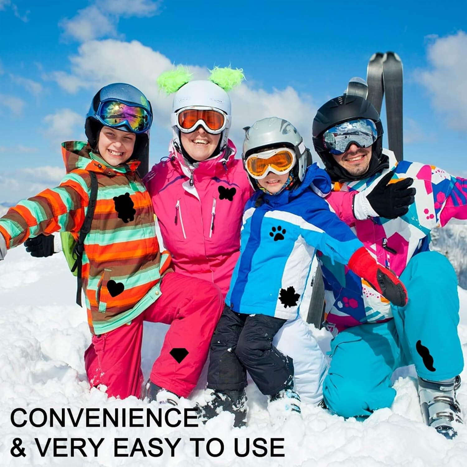 12 Sheets Repair Patches for down Jackets,Non-Marking Repair Torn Hole Patch Sticker,Waterproof Fabric Repair Patch,Multi Sizes & Shapes,For Coat Clothing Tent Sleeping Bags Ski Pants Holes Fixing image number 1