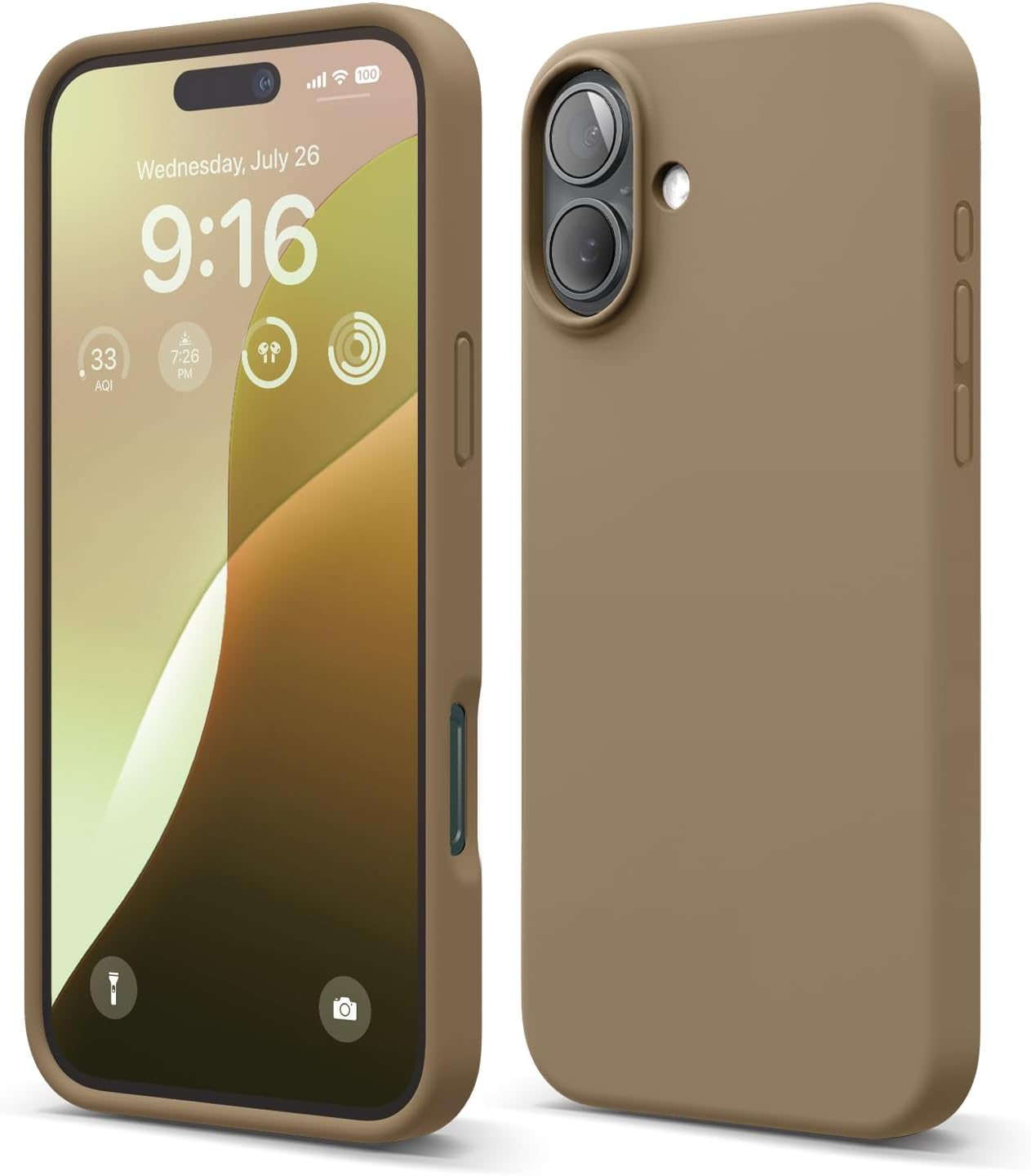 Elago Premium Liquid Silicone Case Compatible with Iphone 16 plus Case, Full Body Protective Cover, Shockproof, Slim Phone Case, Anti-Scratch Soft Microfiber Lining, 6.7 Inch (Pink)