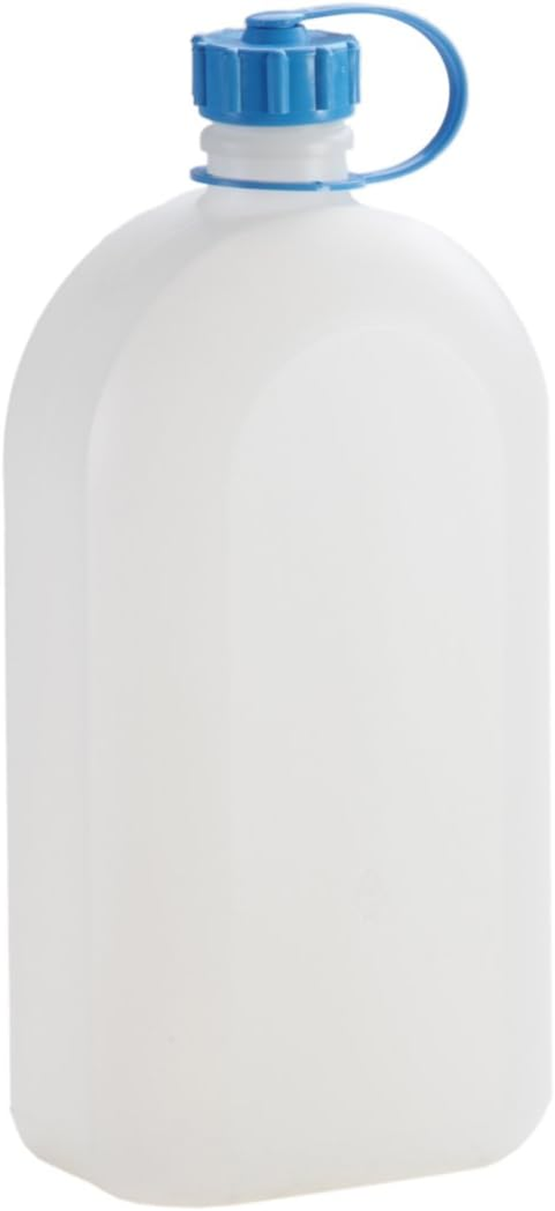 H&uuml;nersdorff Plastic Bottle/Storage Bottle with Tight Screw Lid, 2 Litres, Made in Germany, Natural, Industrial, Laboratory, Chemical Storage and Transportation image number 1