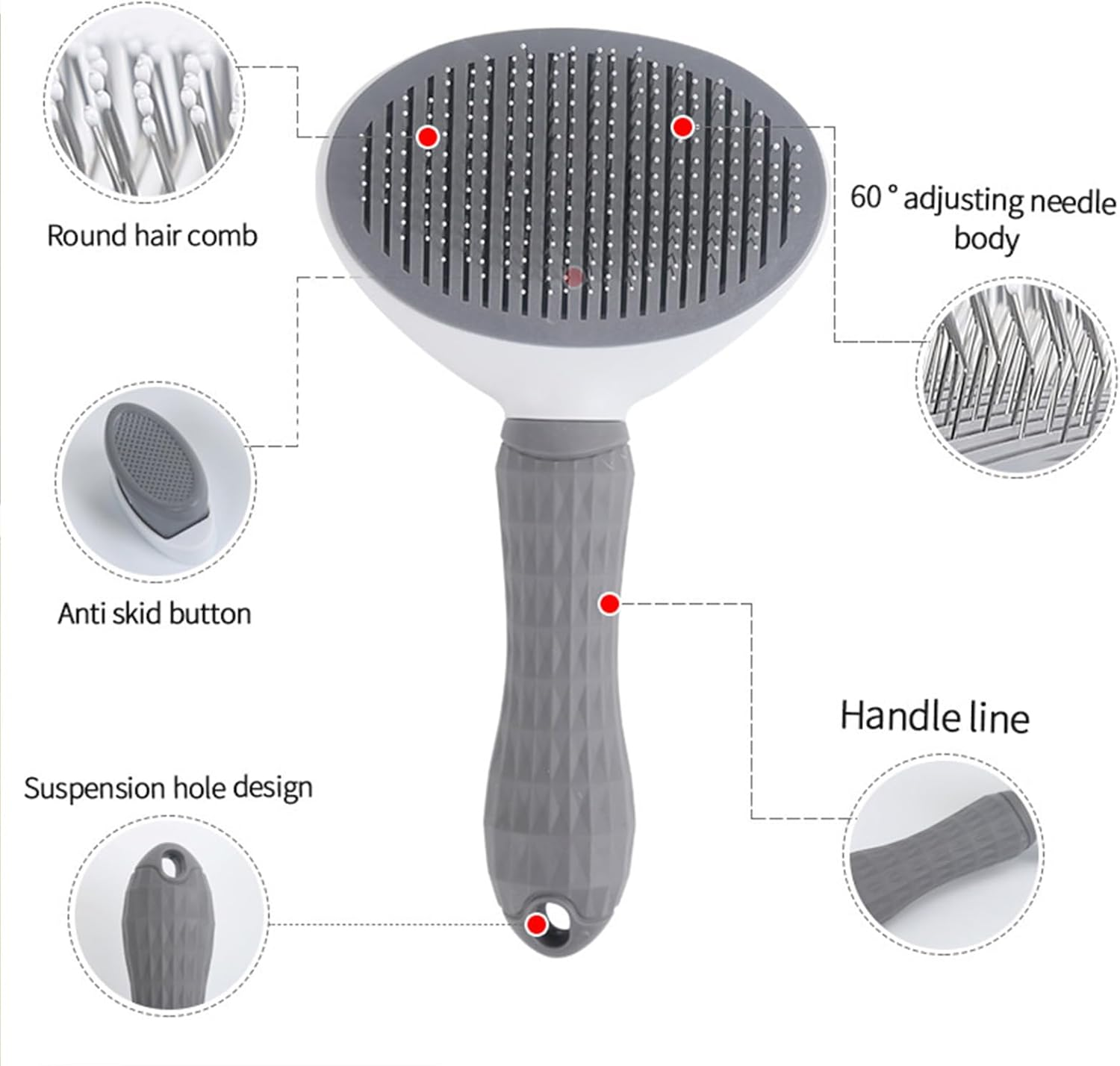 Dog Stairs for Small Dogs, Dog Steps for High Bed and Couch, High-Density Foam Pet Steps, Non-Slip Removable Washable Cover Get on Bed for Couch Sofa Bed Grey, Grey (Gray, L, 3) image number 4