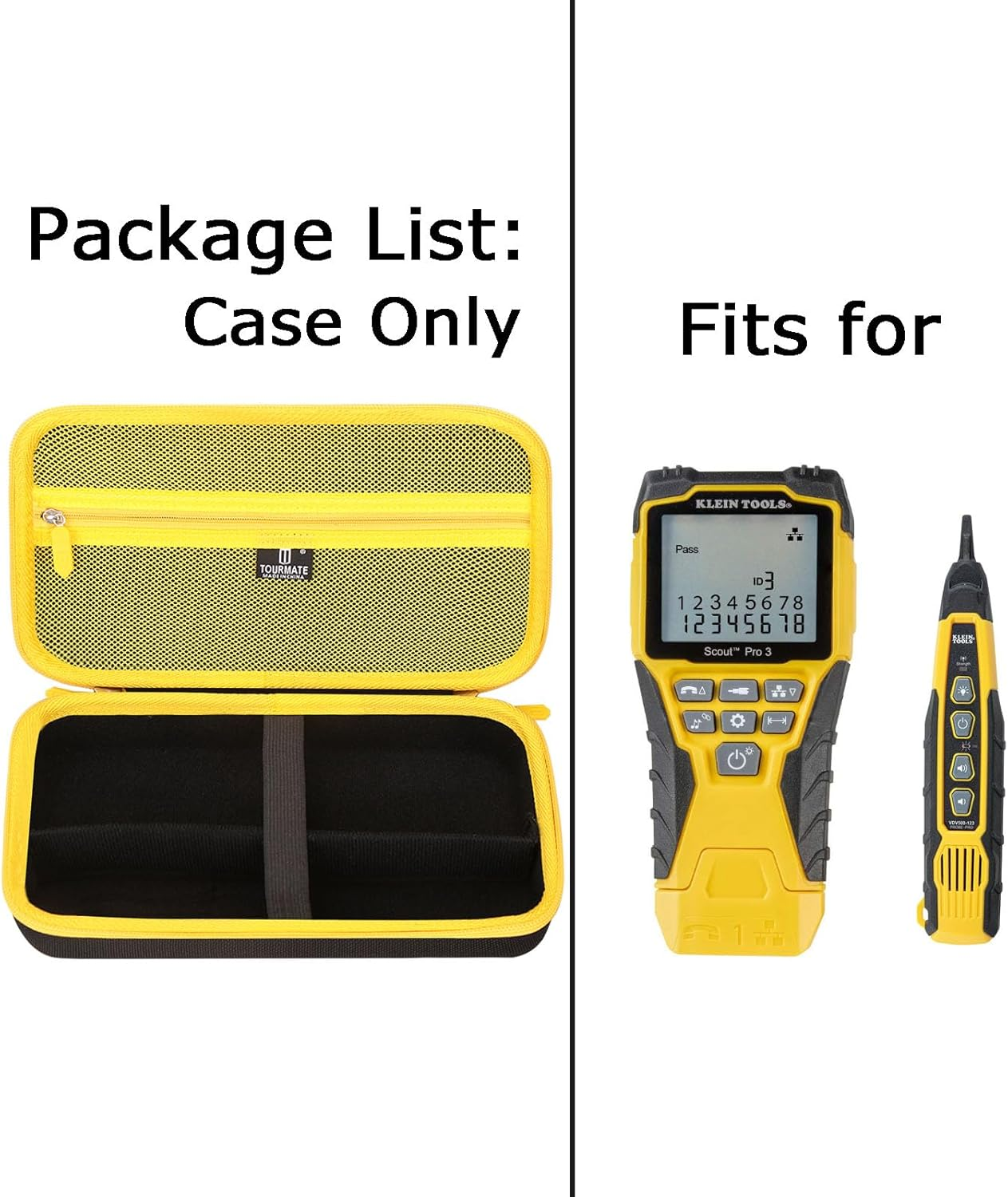 Hard Storage Case for Klein Tools Cable Tracer and Wire Tracer Tone Generator,Travel Case Forklein Tools Vdv500-820(Box for Sale) image number 6