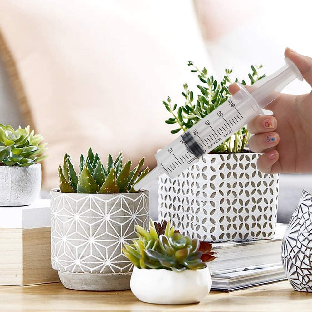 60Ml Syringe with Caps (2Pcs) image number 2