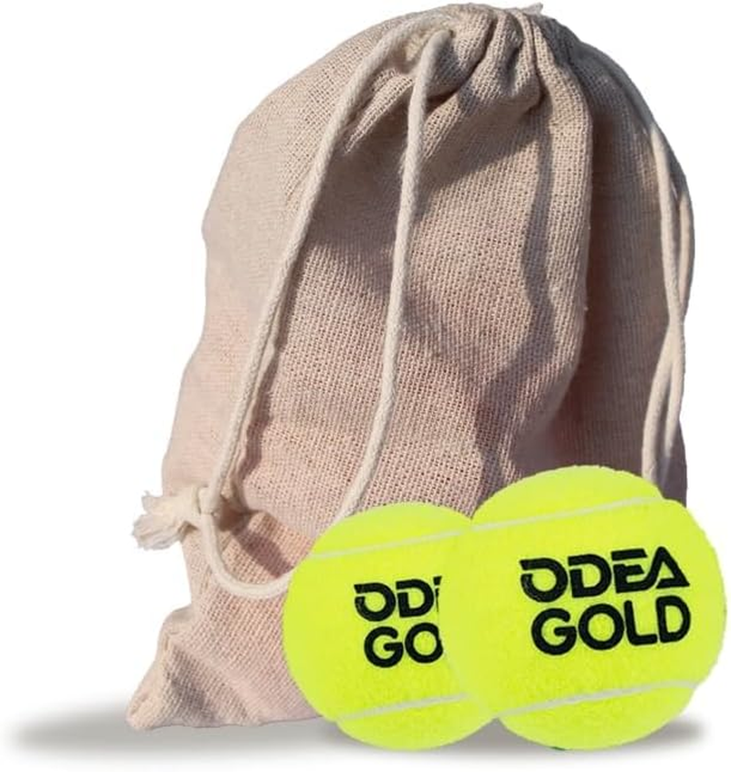 Odea Gold Professional Training Tennis Balls - Durable High Rebound 140-148CM, ITF Approved with Storage Bag image number 1