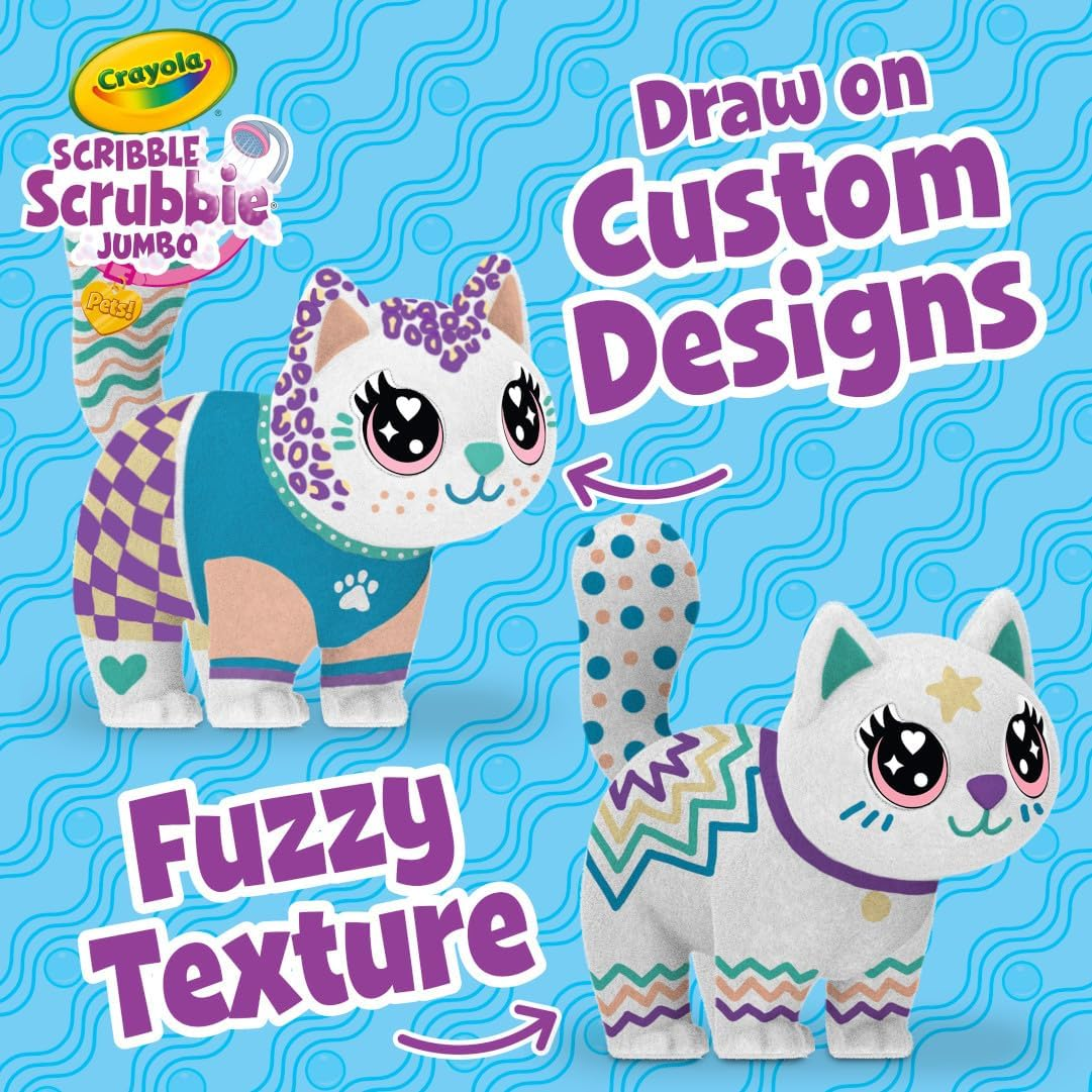 Crayola Scribble Scrubbie Jumbo Pet Jenny Playset (7-Pieces) image number 2