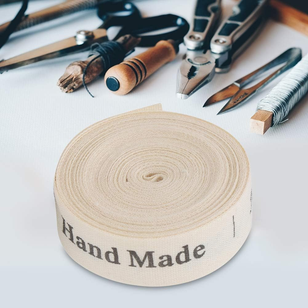 Joyzan Sewing Twill, Tape Cotton Fabric Ribbon Herringbone Webbing Belting Roll Soft Bias Twills Apron Bunting Tapes Reinforce for Seams Clothing DIY Crafts Home Bags Accessories Binding Wrapping - Type 2 image number 4