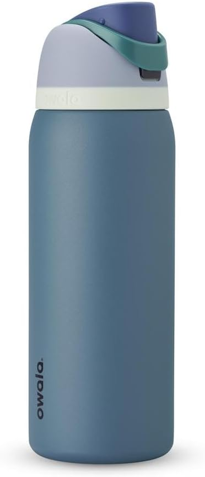 Owala Freesip Insulated Stainless Steel Water Bottle with Straw, Bpa-Free Sports Water Bottle, Great for Travel, 32 Oz, Denim image number 2
