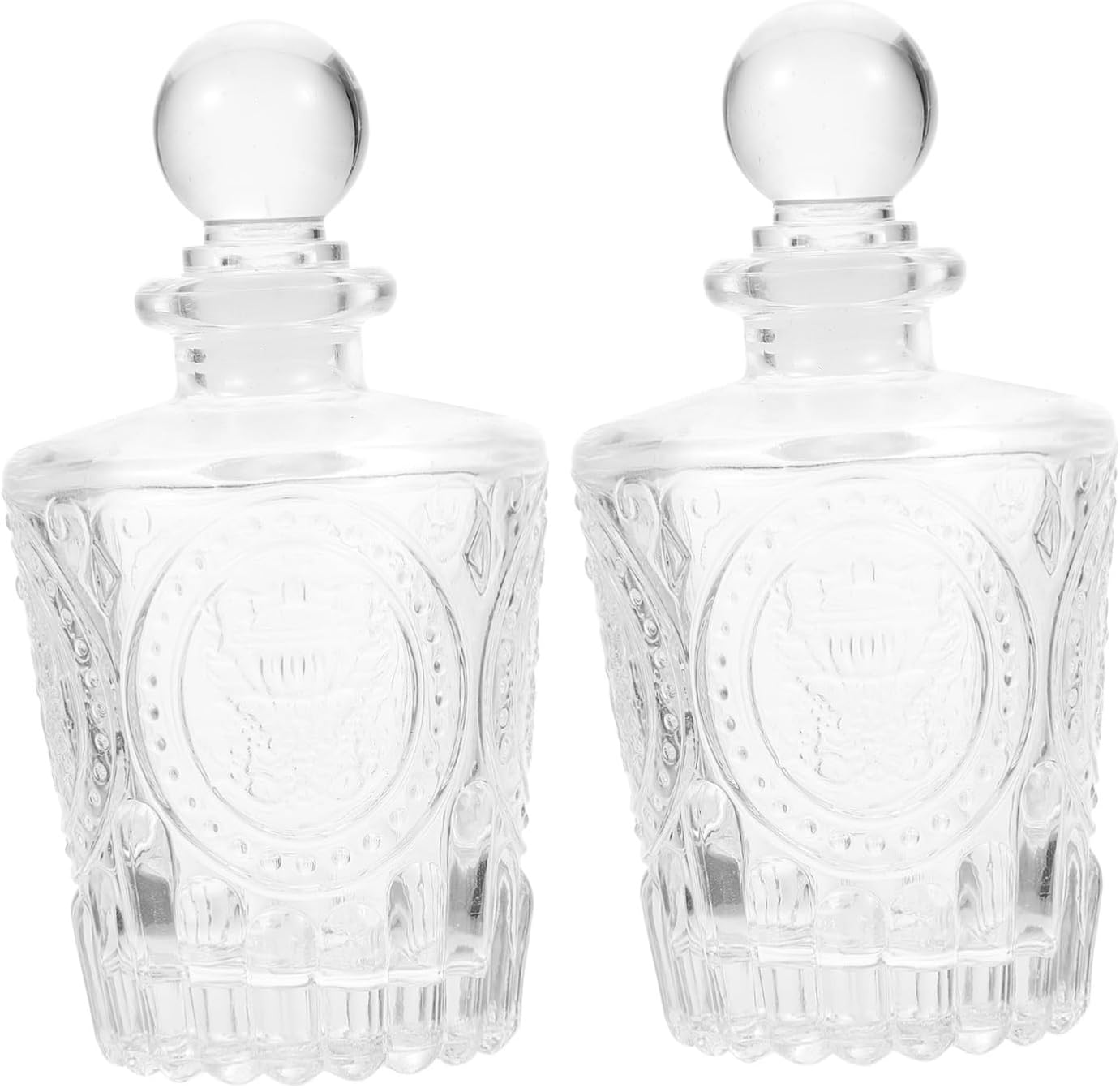 GARVALON 2Pcs Car Air Vent Aromatherapy Essential Oil Bottle Decorative Bottle Perfume Dispenser