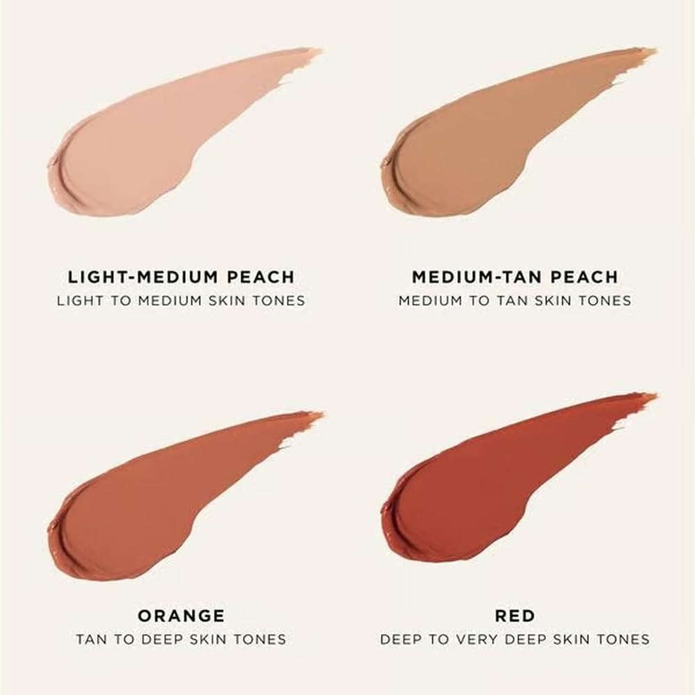 Colored Clay Cc Undereye Corrector,Color Corrector for Dark Circles with Brush, Conceal & Brighten Dark Circles,Under Eye Hydrating Concealer for Women (Natural, One Size) - Natural image number 6