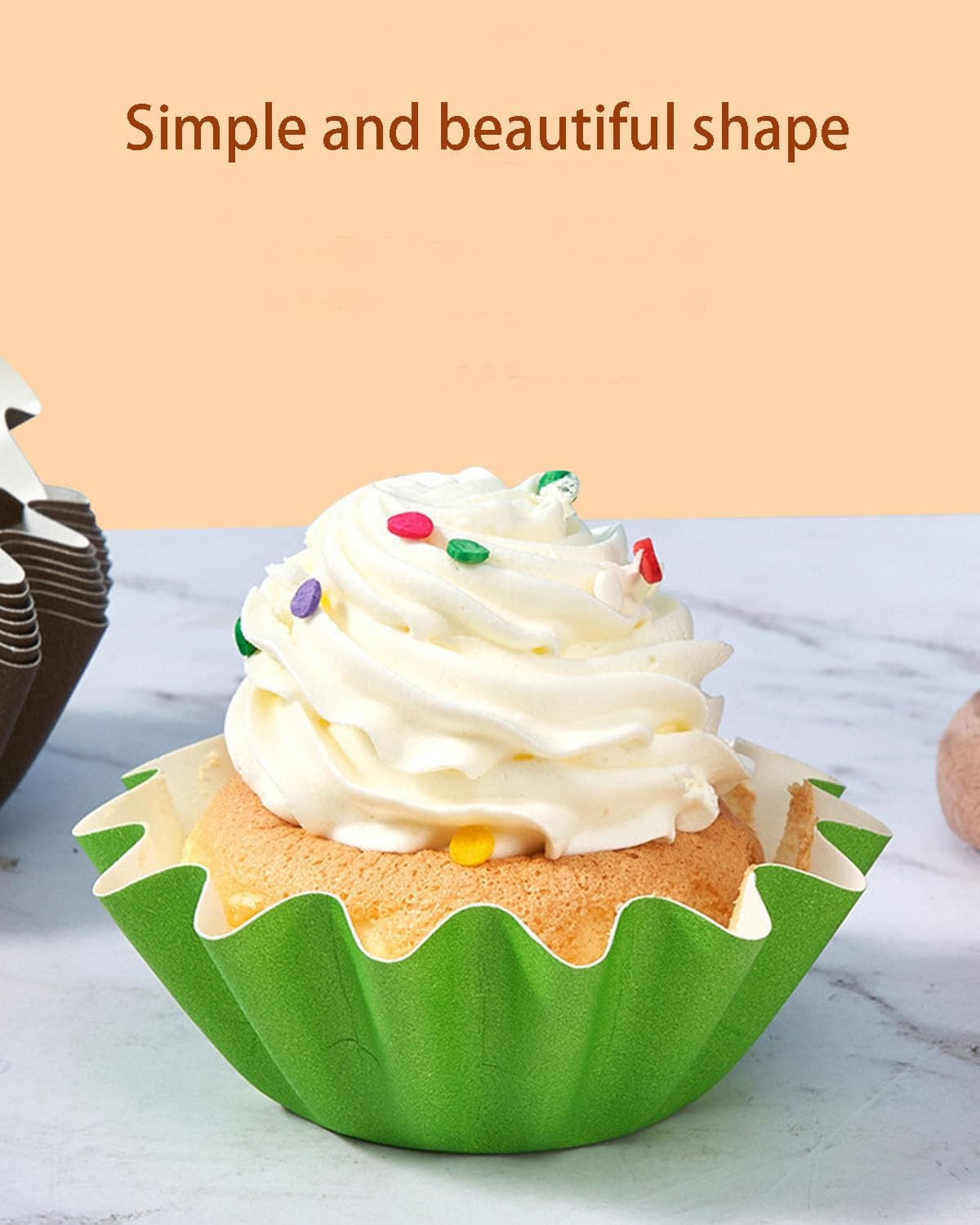 Baking Cups Cupcake Liner 100 PCS, for Wedding Birthday Holiday Party (Multicolor)