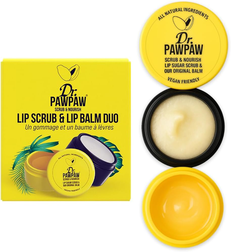 Dr.Pawpaw Lip Scrub & Nourish Duo Pot 16G