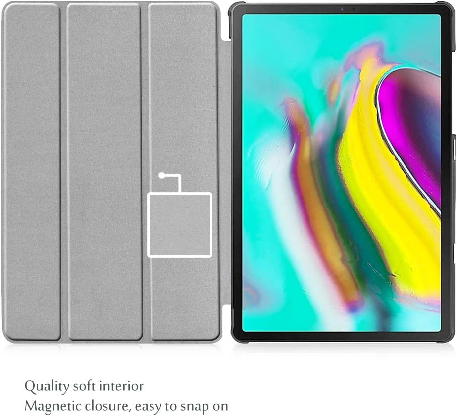 Procase Galaxy Tab S5E 10.5 2019 T720 T725 T727 Case, Slim Light Cover Stand Hard Shell Folio Case for 10.5 Inch Galaxy Tab S5E Tablet SM-T720 (Wi-Fi) SM-T725 (LTE) SM-T727 2019 Release-Black image number 5