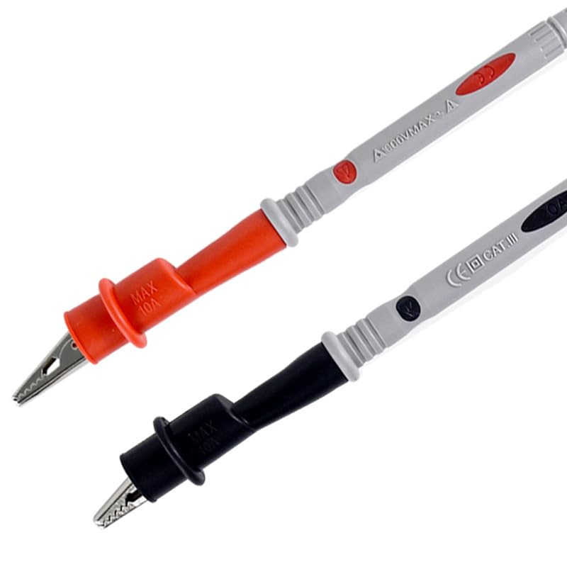 Leanockesa Multimeter, Precision Sharp Lead 1000V 20A Digital Multi Meter Clamp Tester Probe Test Probes Leads, Test Extension, Multimeter Accessories image number 4