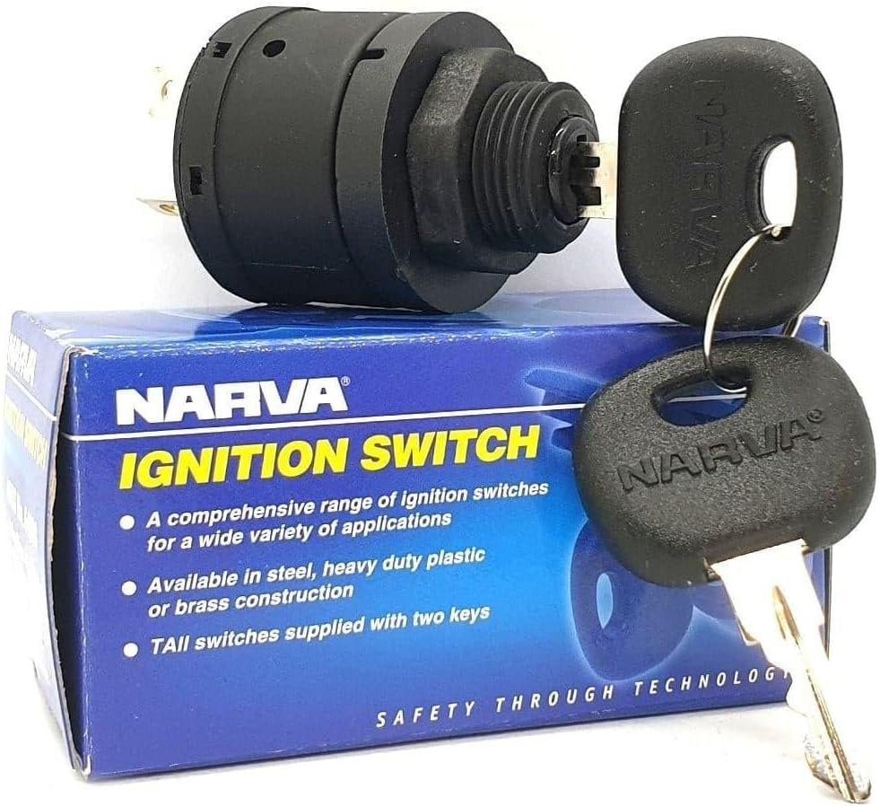Narva 3 Position Ignition Switch with Push for Choke Function image number 1