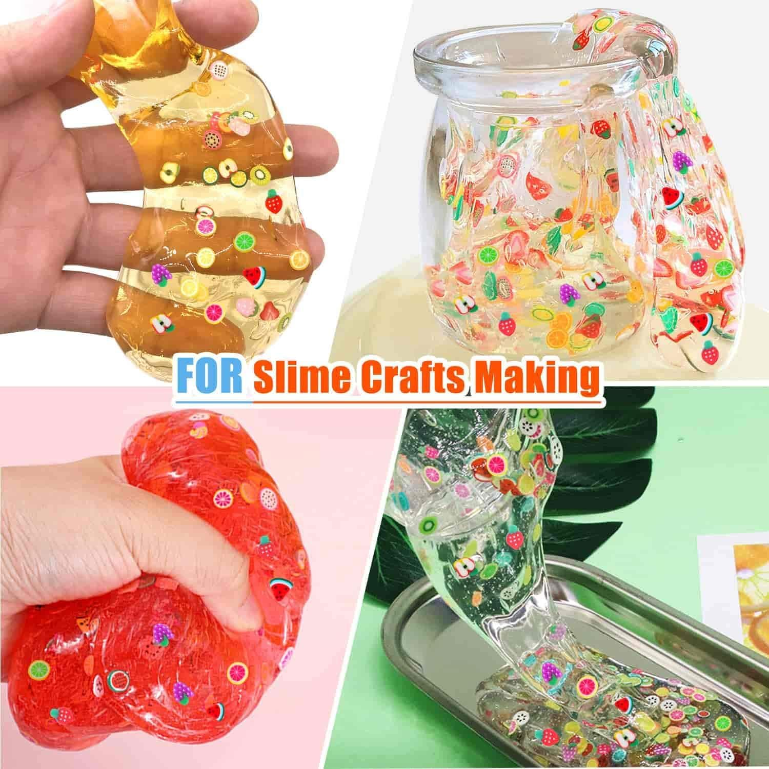 12000 Pcs 15 Styles Assorted Slices for DIY Slime, Nail Art, Lip Gloss & Cellphone Decorations image number 2