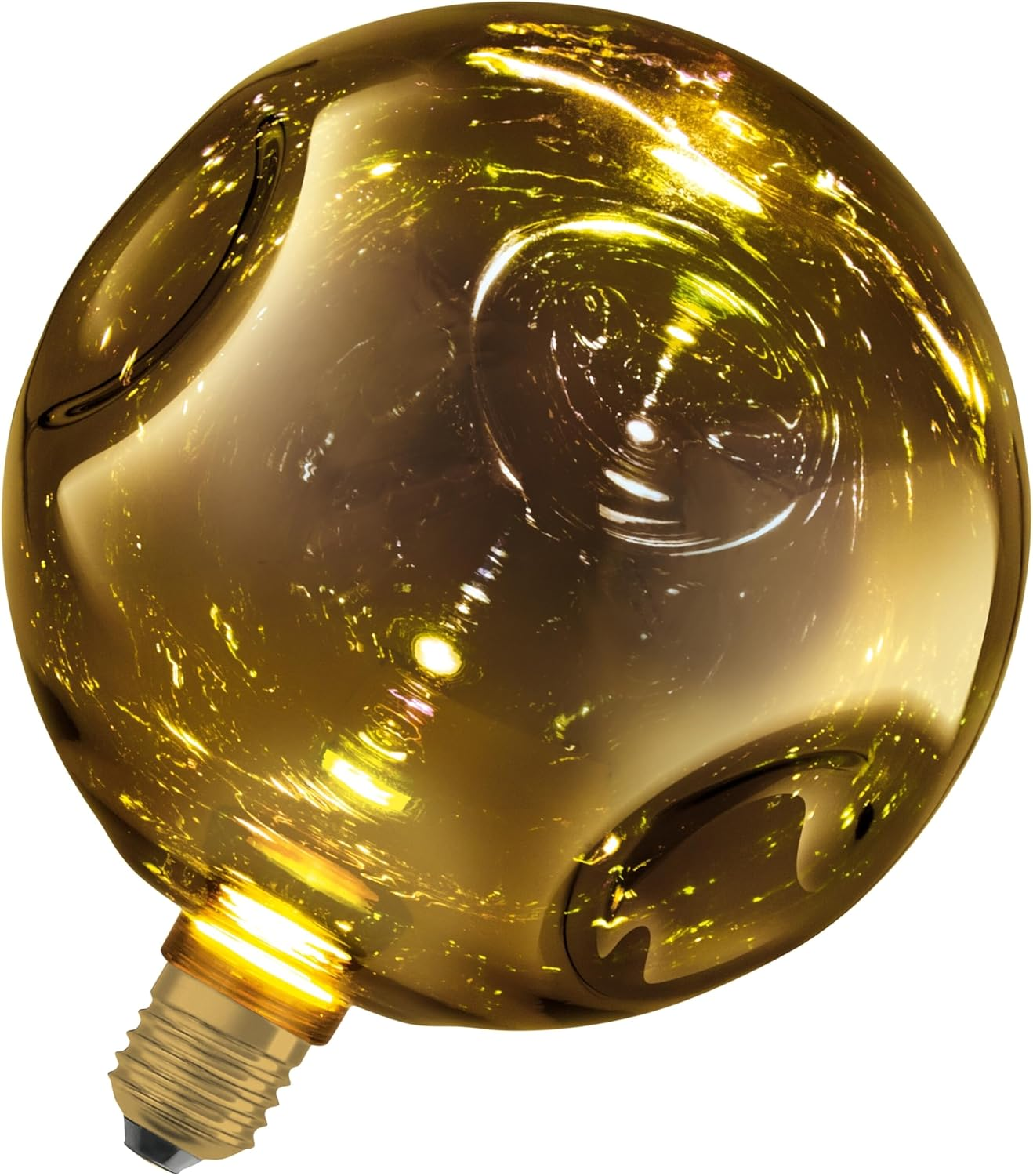 OSRAM Decorative LED Lamp in Electric Glass in Electric Glass Large Gold