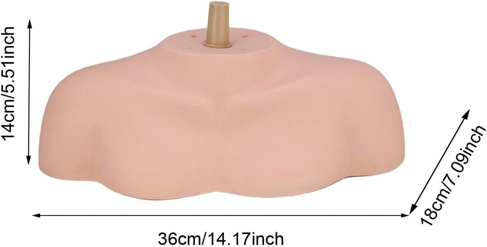 Eigell Shoulder Model,Mannequin Head Stand,Wig Stand,Wig Head Holder for Salon Settings, Home image number 4