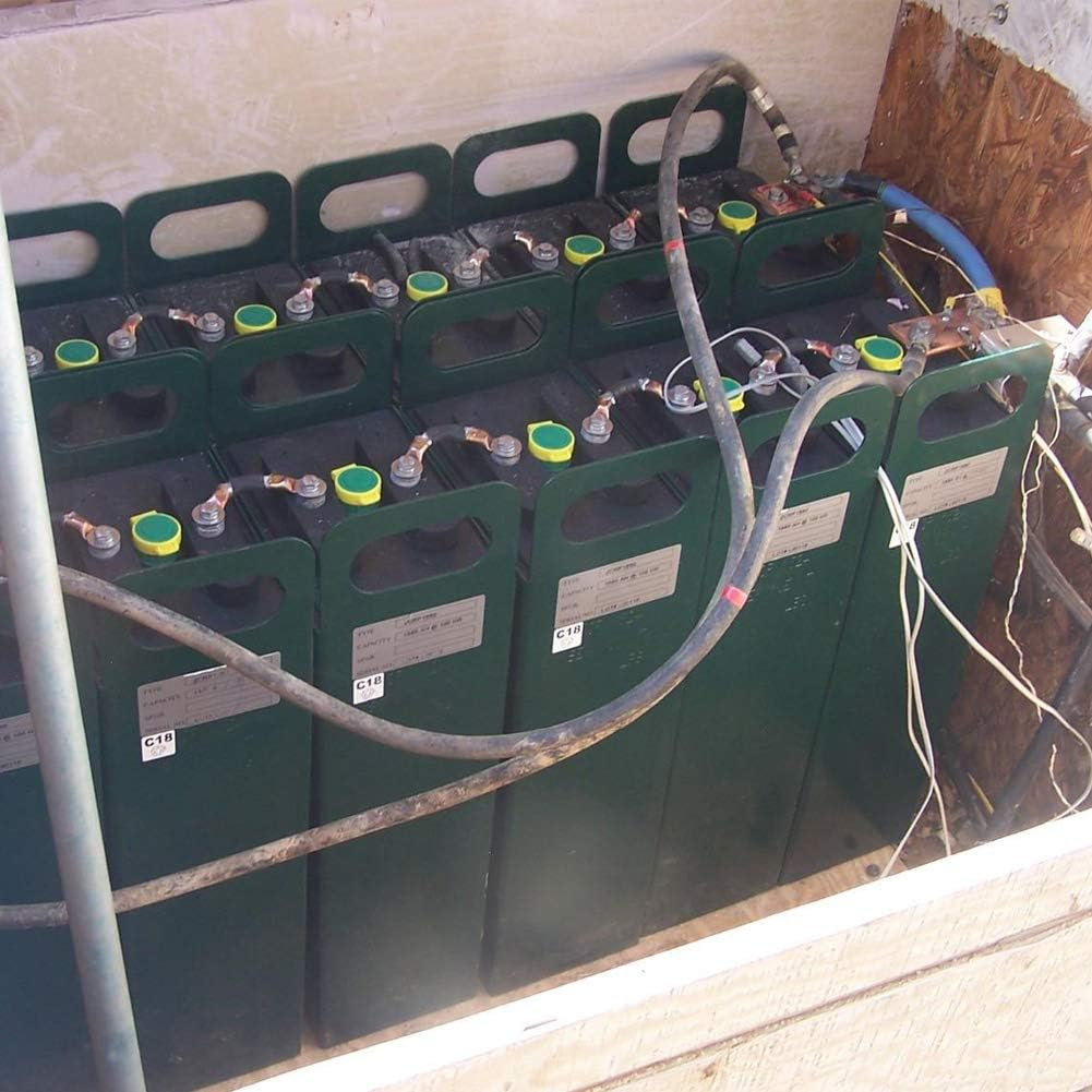 Ampper Heavy Duty Tinned Copper Wire Lugs, UL Tubular Eyelets Ring Crimp Copper Terminal Connectors for Battery Cable Ends and More (8 Awg, 3/8" Ring, 10 Pcs)