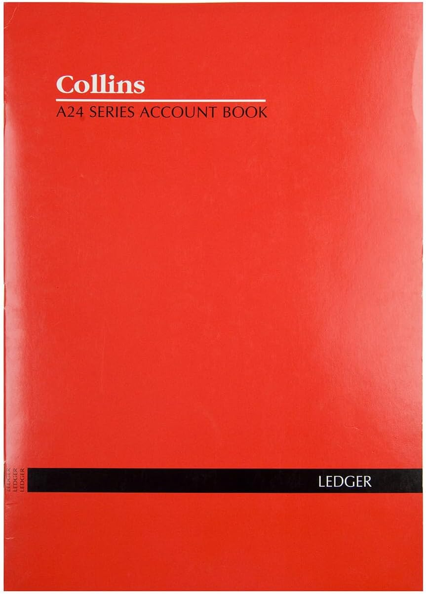Collins A24 Series Double Ledger Account Book, Size A4 image number 1