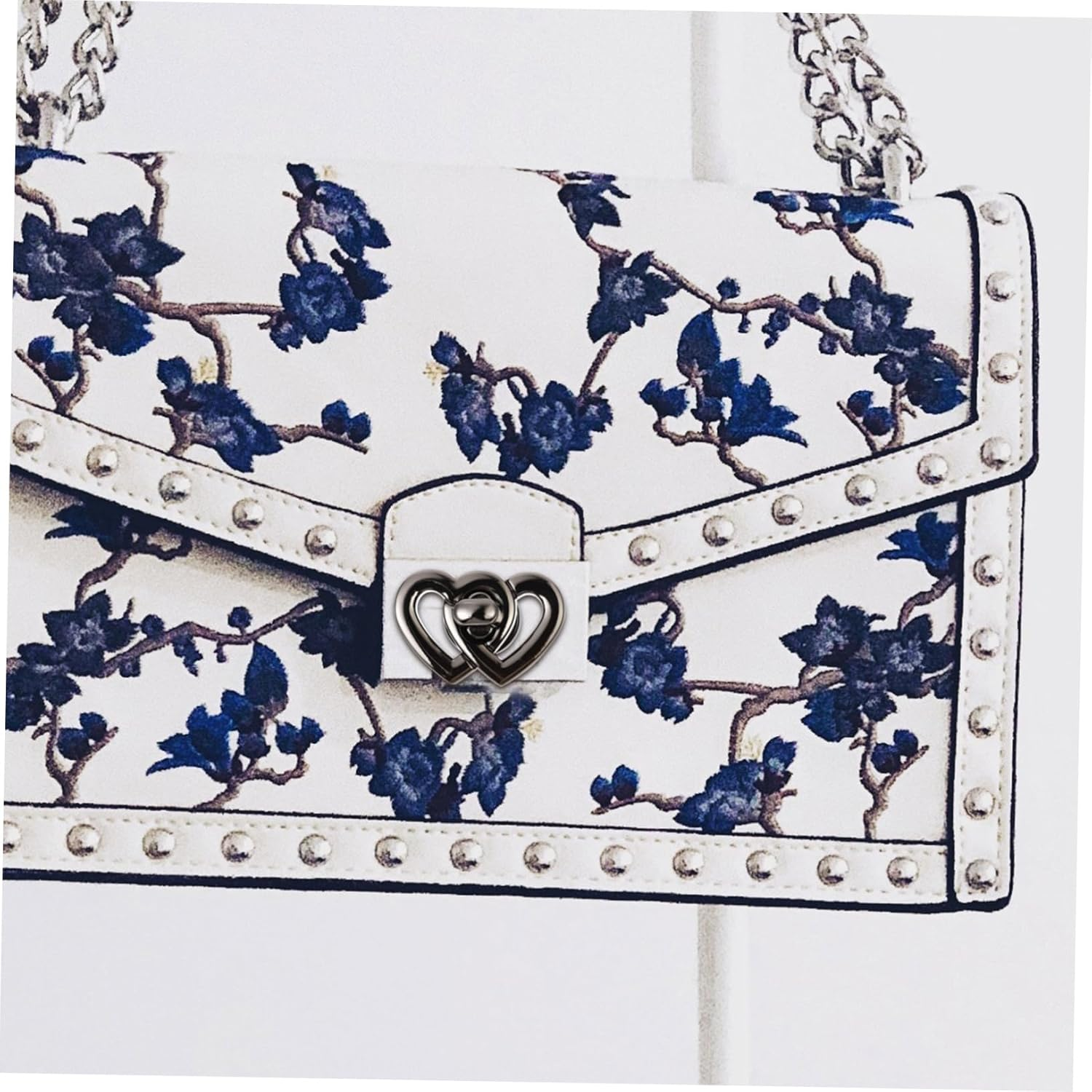 HOMSFOU 4Pcs Heart Shape Turn Locks for Suitcase Bag TSA Approved Metal Travel Locks image number 6