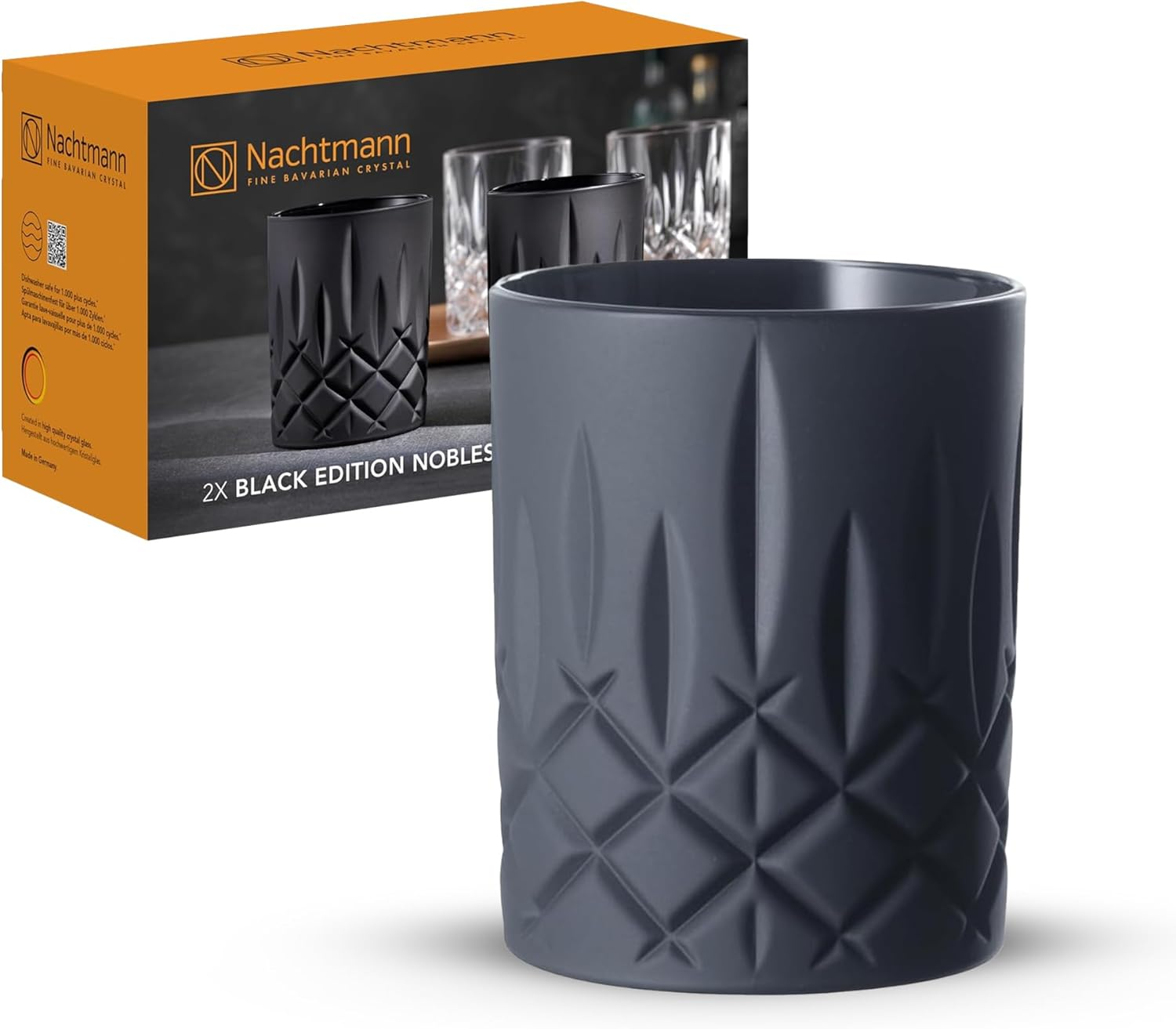 Nachtmann Noblesse Liqueur Goblet Glass, Clear &ndash; Classic Crystal Barware for Spirits & Aperitifs &ndash; Dishwasher-Safe Machine-Made Glass &ndash; 57 Ml Capacity (Pack of 4)