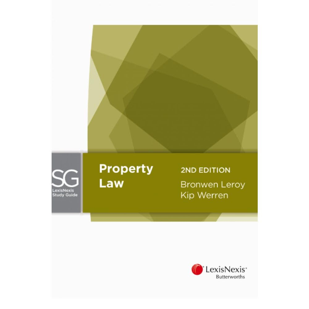 Lexisnexis Study Guide: Property Law, 2Nd Edition
